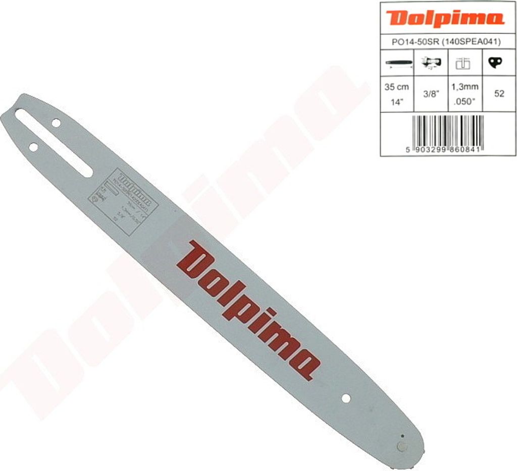 Schwert Führungsschiene Dolpima 3/8 1,3Mm 35Cm/14 ( 140Sdea041 )