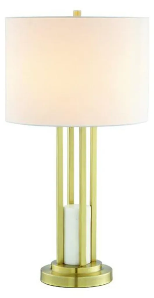 Lampe BELIZE dorée : la solution chic pour illuminer un coin sombre