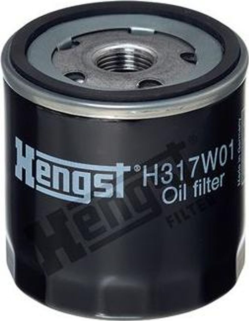 HENGST FILTER H317W01 Ölfilter OE 04E115561B kompatibel mit Golf VII, Golf VI, Golf Sportsvan, CC, Caddy, Beetle, Arteon, Yeti, Superb, Scala, Rap...