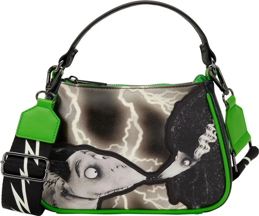 Sac bandoulière Loungefly Frankenweenie pour sorties et fans de Disney