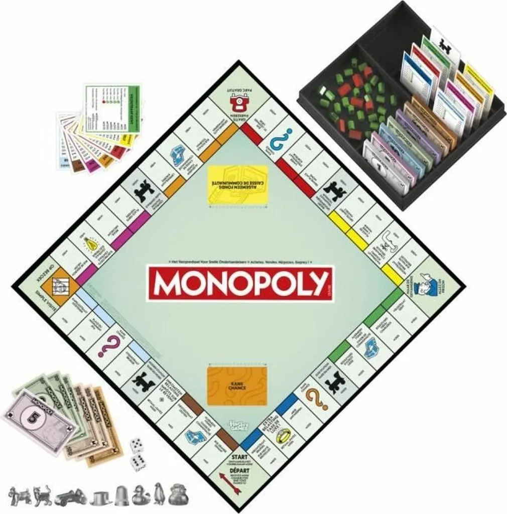 Jeu de société Monopoly Hasbro édition standard pour soirée en famille - 3