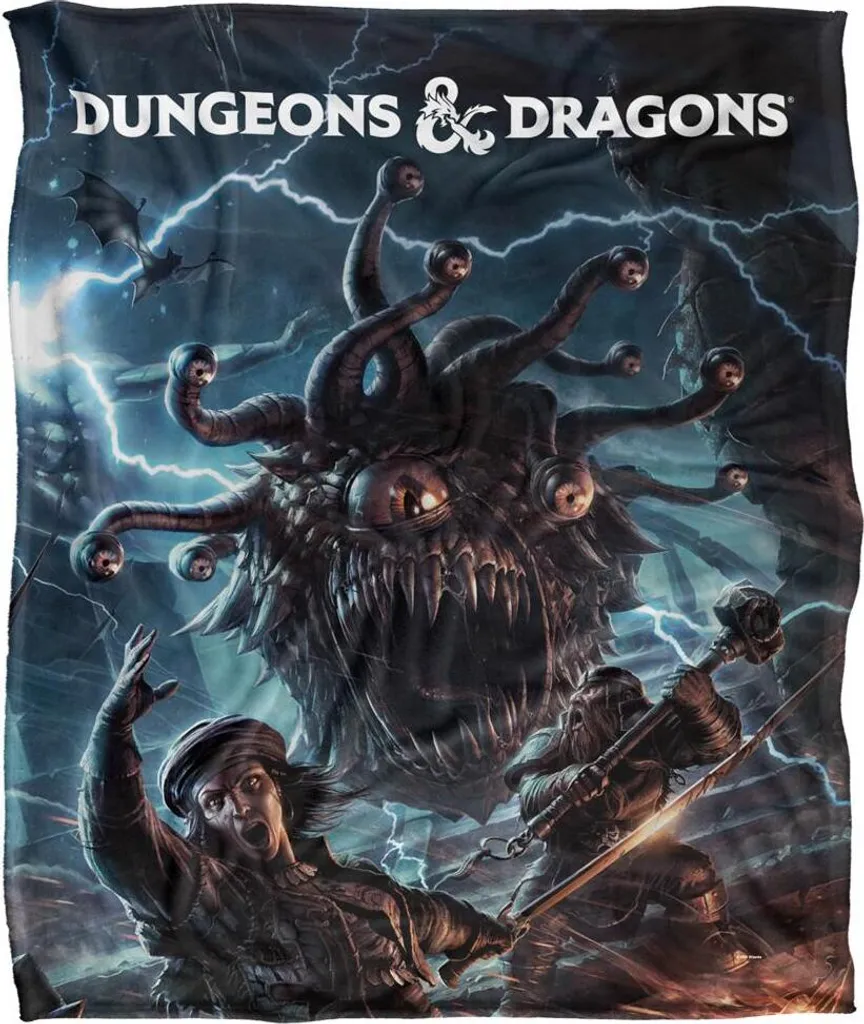 Couverture D&D Monster Manual TV19347 Blanche Contre le Froid Geek