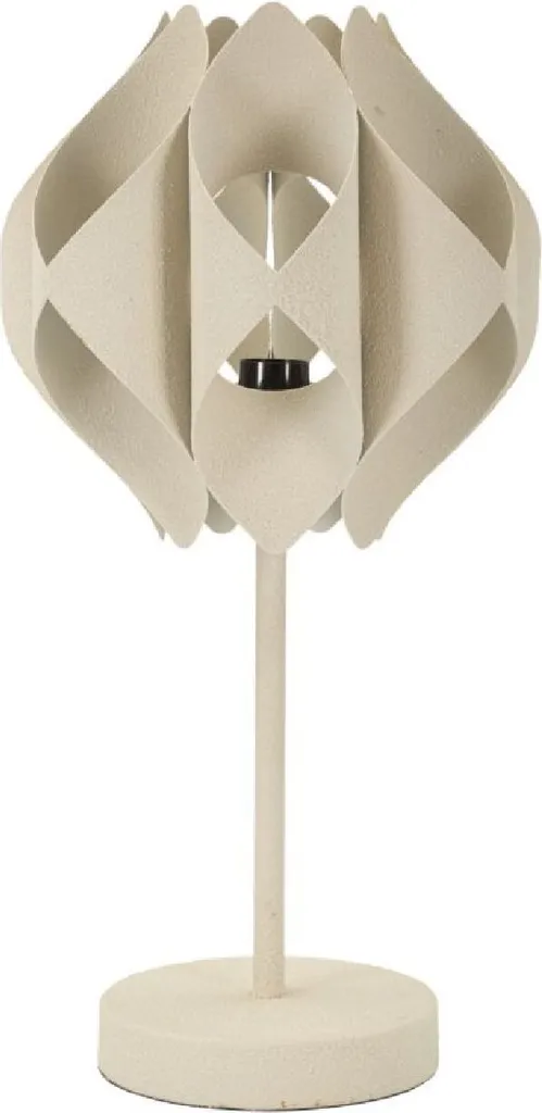 Lampe de chevet crème Espace Mauro Ferretti design organique E27 57 cm