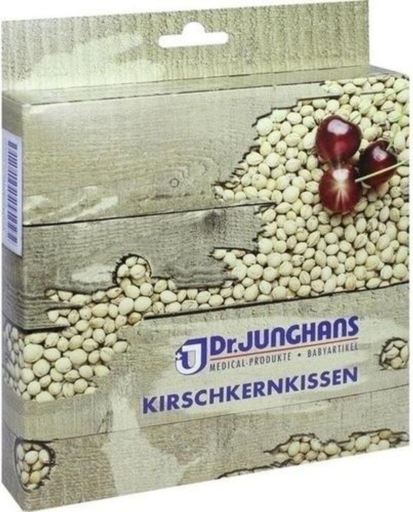 DR. JUNGHANS Kirschkernkissen 17 x 17 cm für die Mikrowelle, 1 St. Wärmekissen