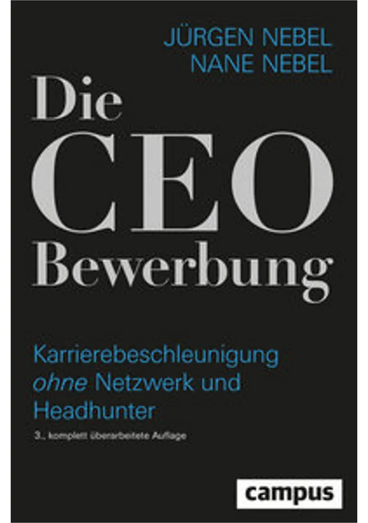 Dossier de candidature Die CEO-Bewerbung pour poste de haute direction C-Level
