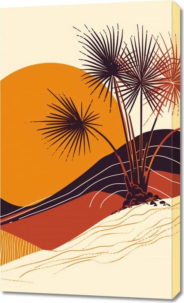 Bild 60x100cm Sonniger Horizont