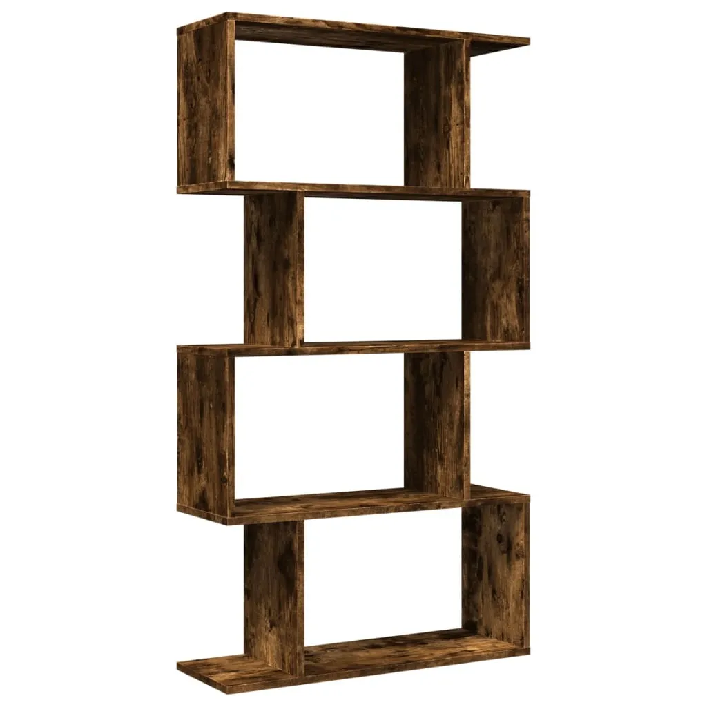 Libreria Moderna Divisoria Rovere Fumé 70x24x129 cm | vidaXL Design