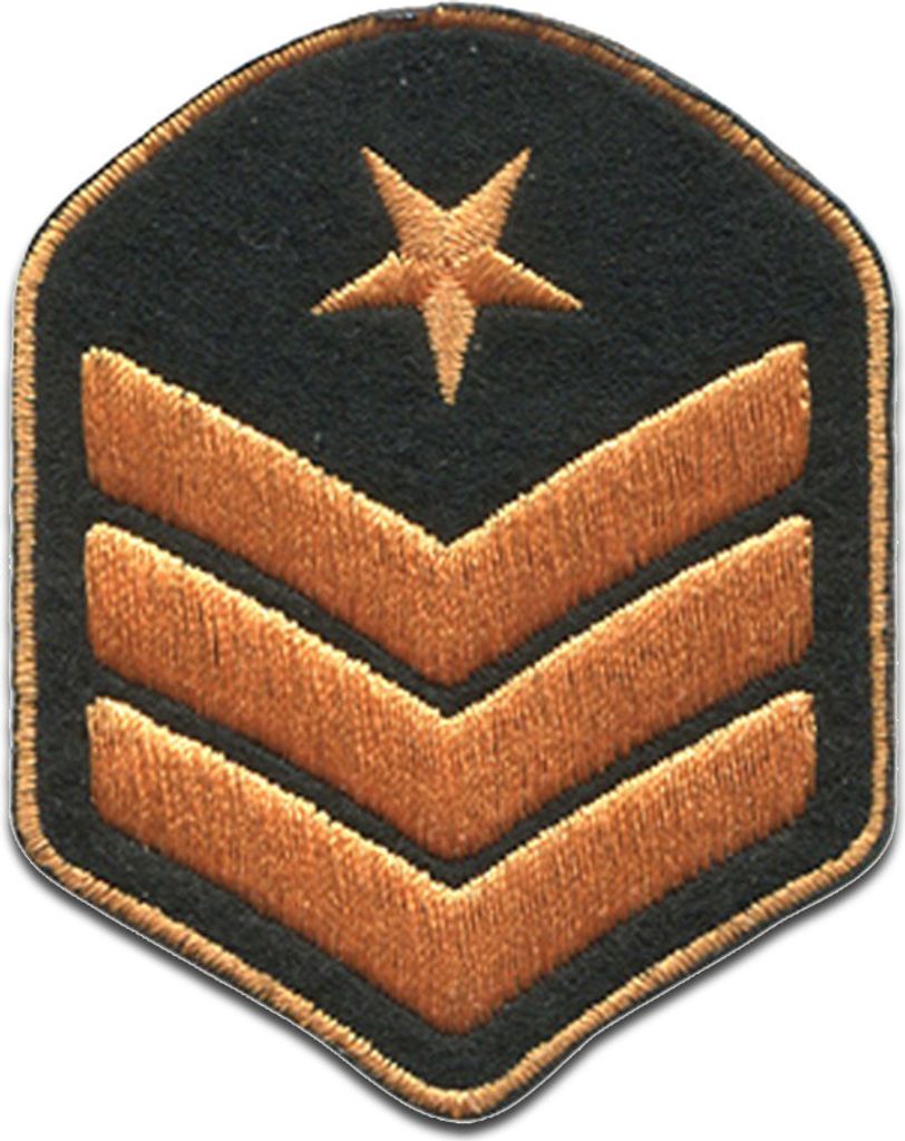 Brigadier General Militär Abzeichen Army - Aufnäher, Bügelbild, Aufbügler, Applikationen, Patches, Flicken, Größe: 4,7 x 6,2 cm