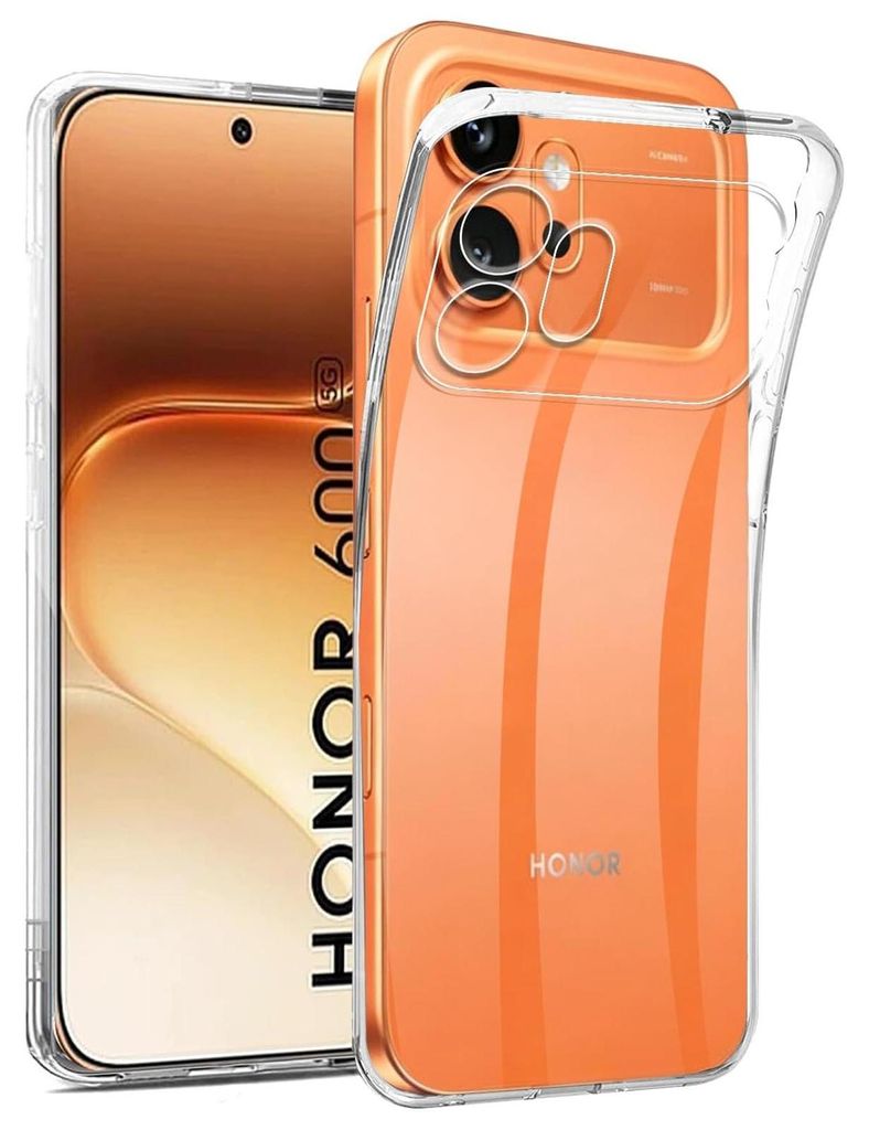 Schutzhülle für Honor 600 Hülle Transparent Slim Cover Produktbild 