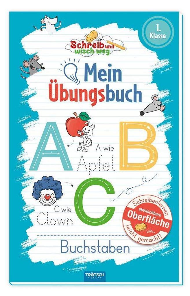 Trötsch Mein Übungsbuch Schreib und wisch weg Buchstaben Produktbild 
