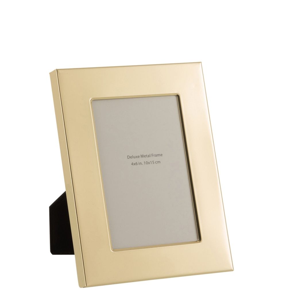 J-Line Fotorahmen Breit Rand 10X15 Metall Gold Small