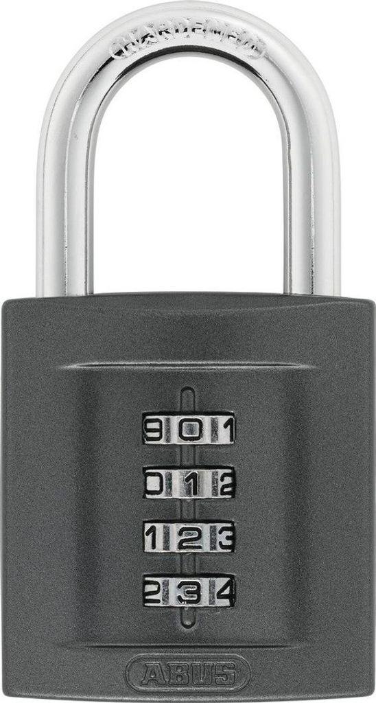 ABUS 118-86 Kombi Hängeschloss 158/50 B/SB, schwarz