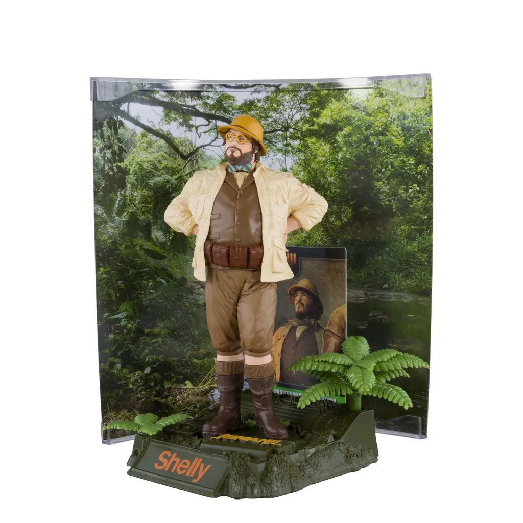 Figurine de Collection Jumanji Professeur Sheldon Oberon Authentifiée