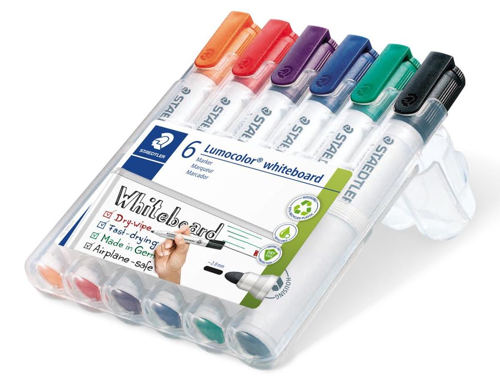 STAEDTLER Lumocolor 351 Whiteboard-Marker mit Rundspitze Produktbild 