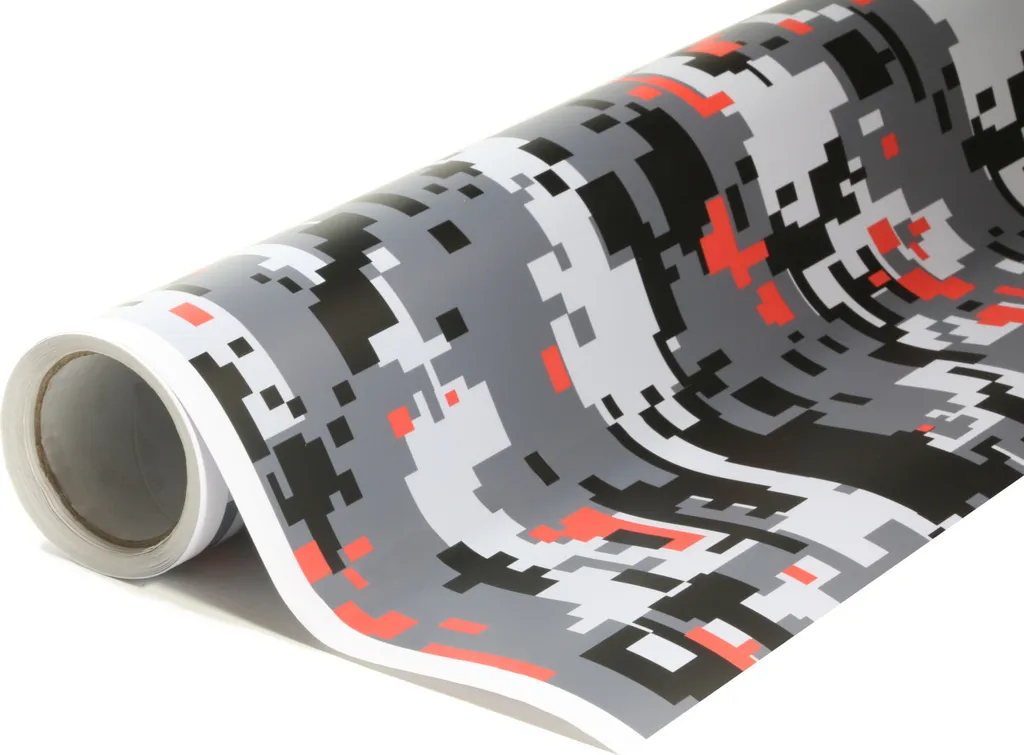Habillage camouflage 152x500cm pour rénovation déco intérieur et auto