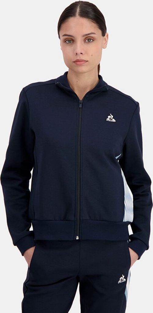 Le Coq Sportif Heritage N°1 Reißverschlusspullover Blau M Frau Blau M