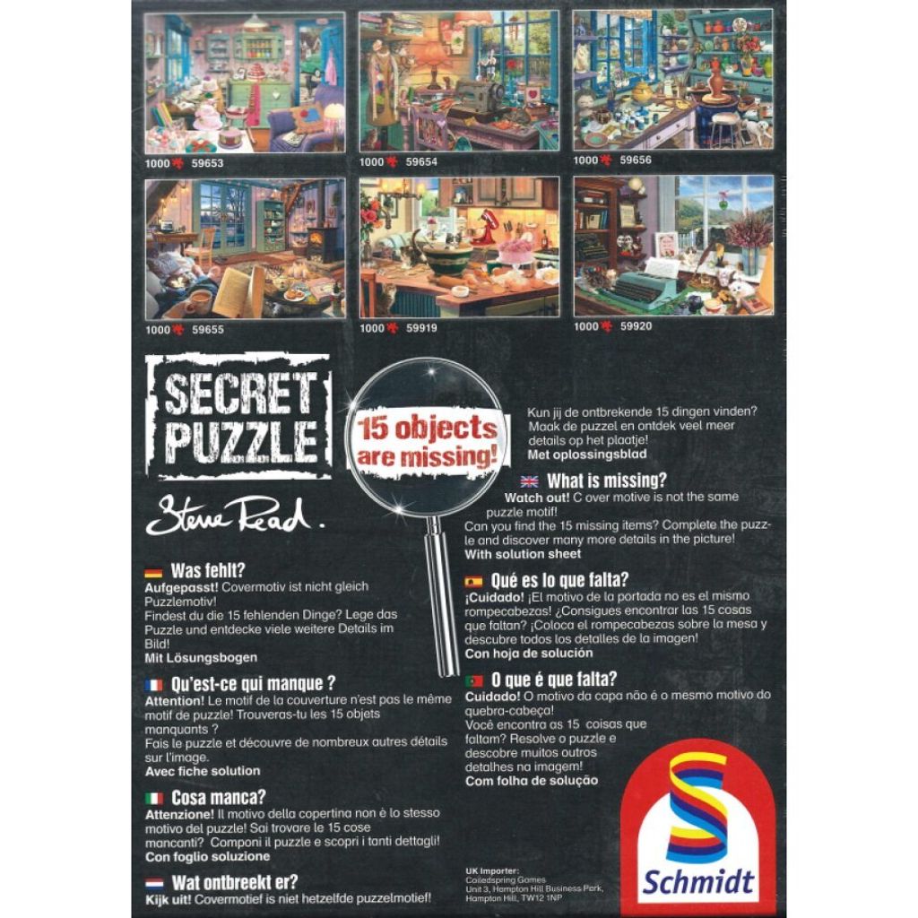 Schmidt Steve Read - Secret Puzzle Im | Kaufland.de