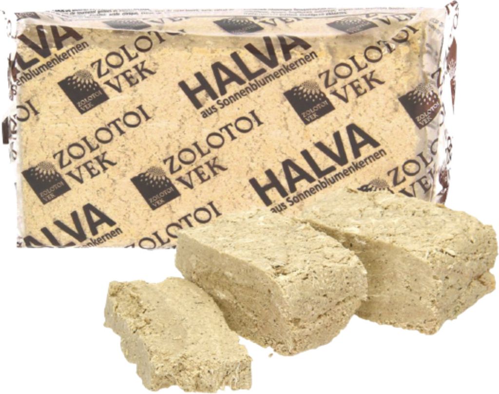 Halva aus Sonnenblumenkernen mit Vanillegeschmack 500g ХАЛВА ПОДСОЛНЕЧНАЯ