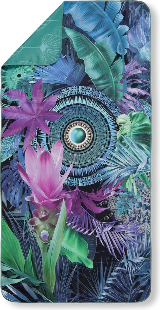 Sports towel HIP 50x100 cm - mandalas, leaves and flowers
