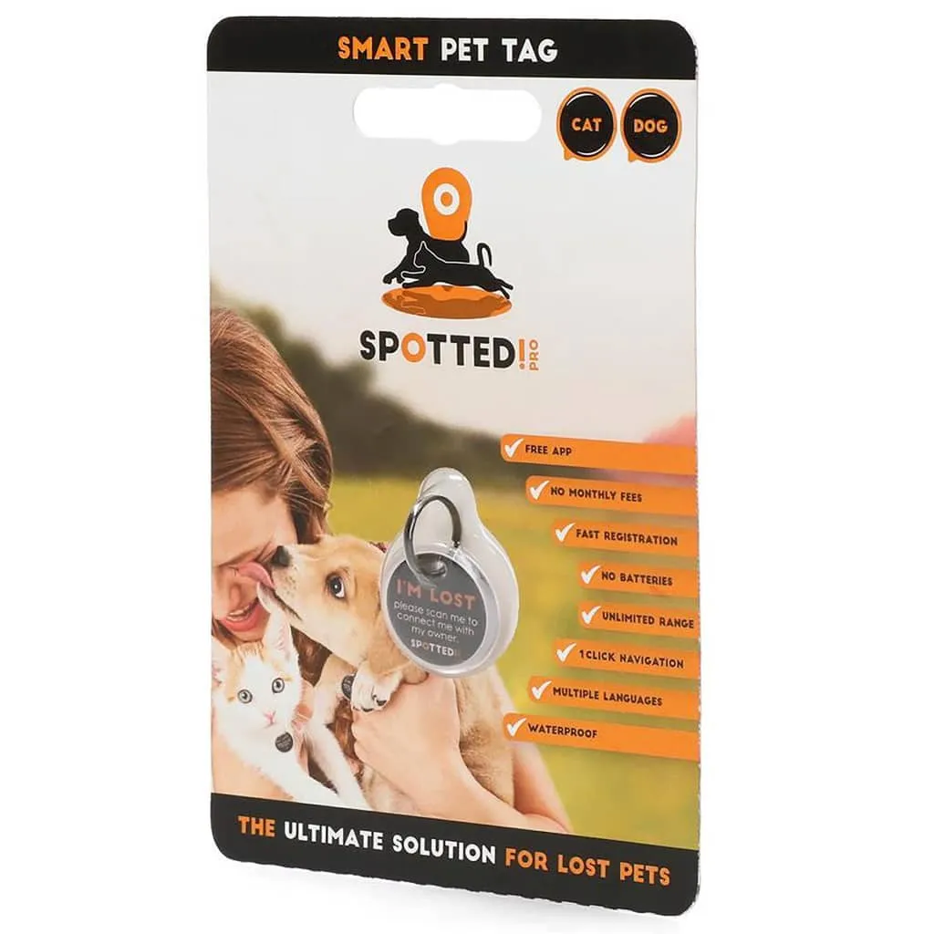 Medaglietta PRO AVVISTATO! Codice QR M - Sicurezza ed Eleganza Pet