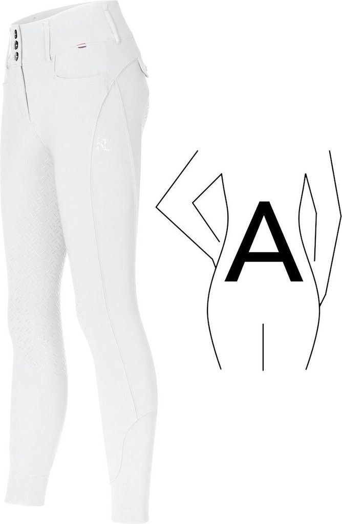 Kingsland KLKimi Mid Waist Vollgrip A-Shape Reithose Damen