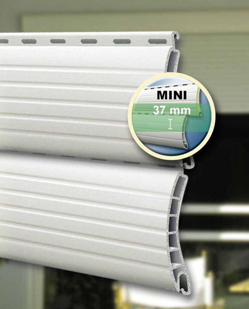 Schellenberg Rollladenprofil Mini 180 cm weiß Produktbild 
