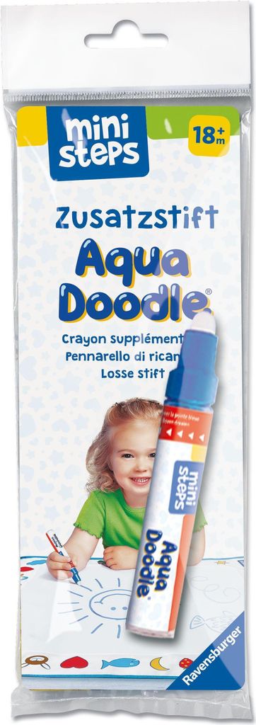 Ravensburger ministeps 4185 Aqua Doodle Zusatzstift - Zubehör für Aqua Doodle-Malsets, fleckenfreies erstes Malen mit Wasser für Kinder ab 18 Mo...