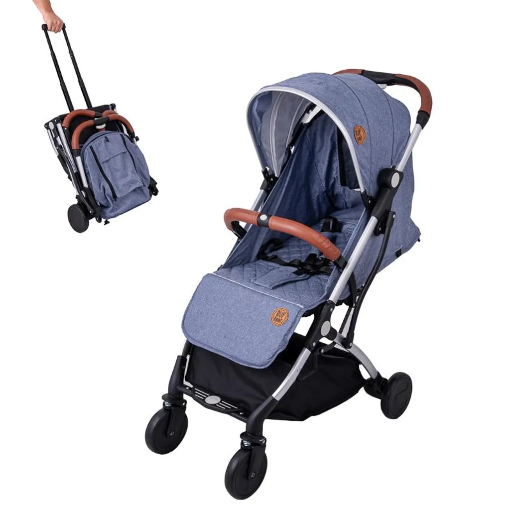 Poussette légère pliable S-16 : finissez-en avec l'encombrement