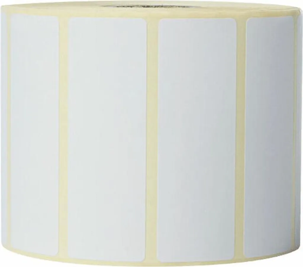 Brother 76 x 26 mm Étiquettes Thermiques Blanches - Rouleau de 1900