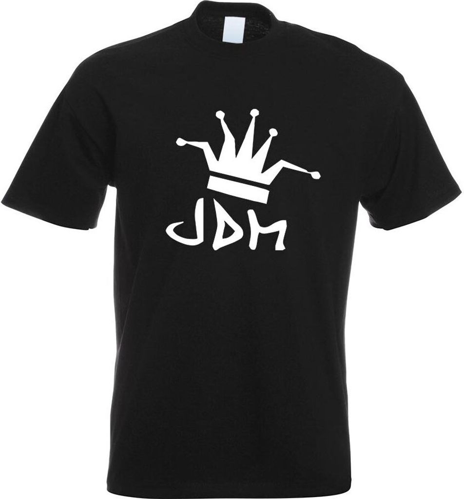 Kiwistar - T-Shirt - schwarz - JDM - King Motiv Bedruckt Funshirt Design Print - mit Motiv Bedruckt - Funshirt Design - Sport - Freizeit - Herren - S
