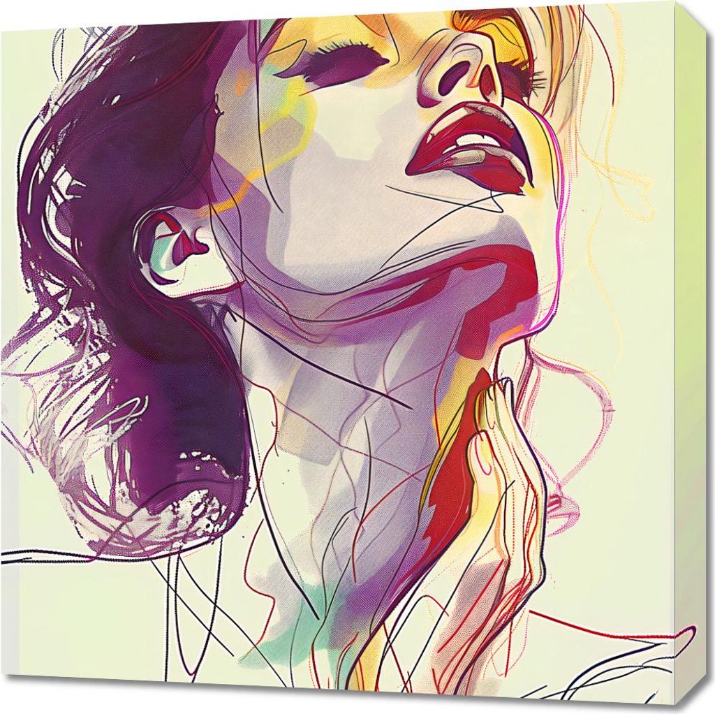 Bild 60x60cm Flüssigkeit