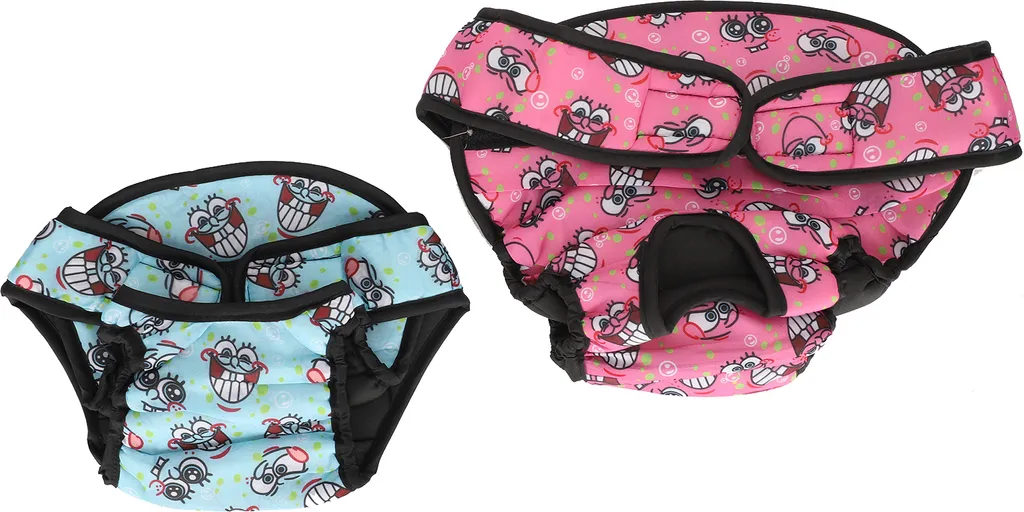 Mutandine Cani Femmine XL Rosa e Blu - 2 Pezzi Fashion e Protettivi