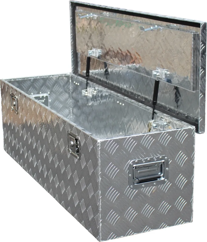 Coffre de rangement aluminium pour véhicule utilitaire de 180 litres