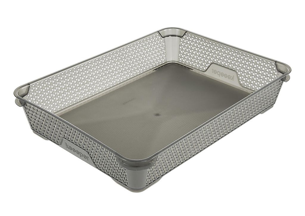 keeeper Stapelkörbchen "mirko" DIN A4 crystal-grey Produktbild 