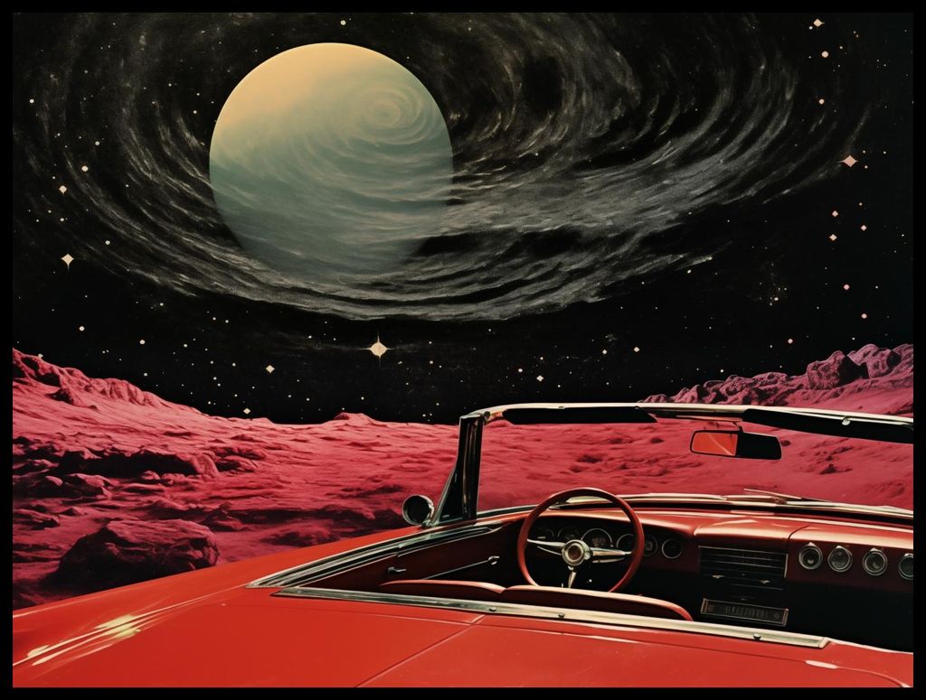 Plakat 80x60cm Irgendwo weit weg von uns