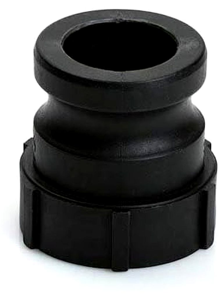IBC Tankadapter für Powertools, Wassertank-Fitting, Typ A, männlich, Camlock-Kupplung, schwarz