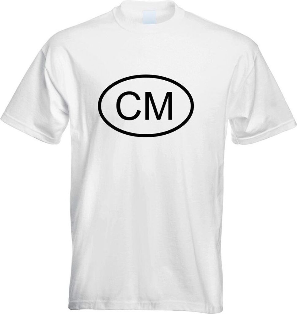 Kiwistar - T-Shirt - Weiss - Kamerun cm Motiv Bedruckt Funshirt Design Print - mit Motiv Bedruckt - Funshirt Design - Sport - Freizeit - Herren - XL