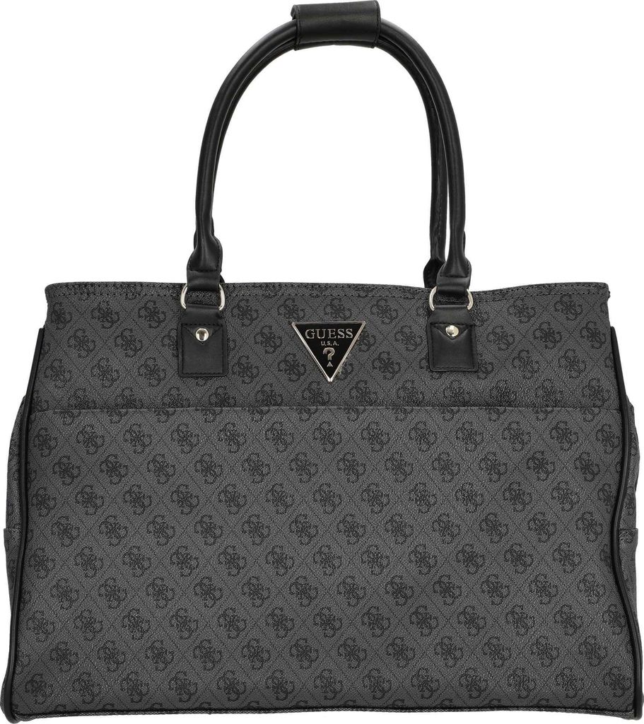 Guess TWB838 99190 Coal Damen Duffle/ Weekender/ Businesstasche JESCO TRAVEL Grau Synthetik Maße: ca. 33 x 46 x 18 cm (HxBxT)-