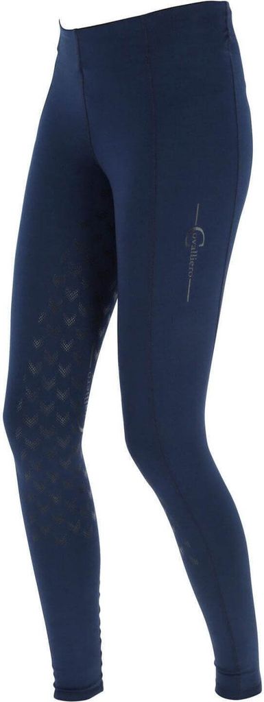 Covalliero Reitleggins Damen Full-Grip Equona Damenreitleggins Vollbesatz Dunkelblau 42/44