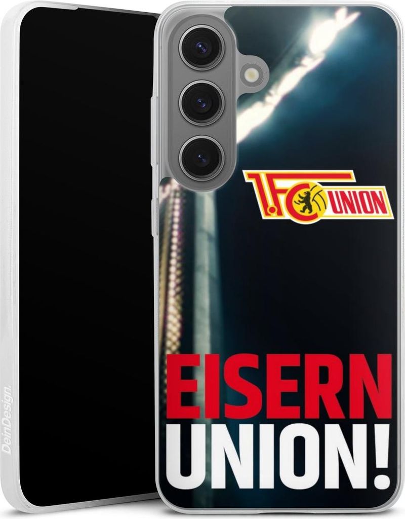 DeinDesign Slim Hülle für Samsung Galaxy S25 Silikon Case Ultra Dünn Handyhülle 1. FC Union Berlin Fanartikel Fußball