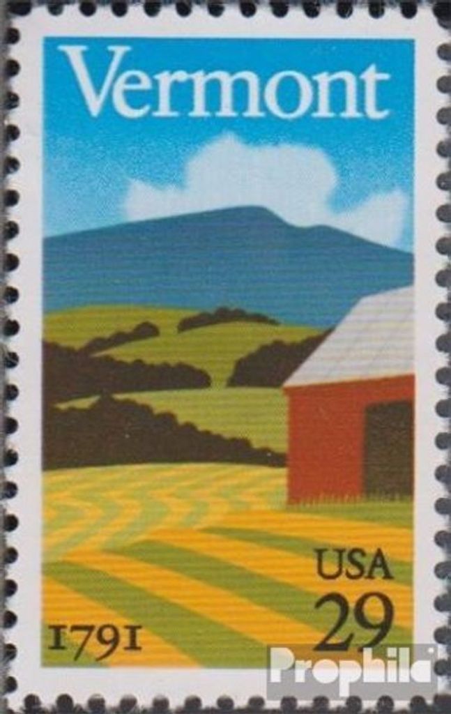 Briefmarken USA 1991 Mi 2121 (kompl.Ausg.) postfrisch 200 Jahre Vermont