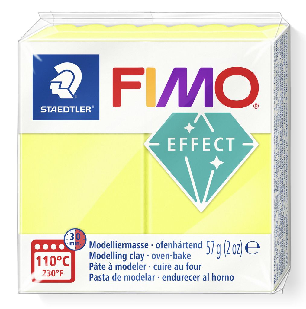 STAEDTLER FIMO effect 8010 Neon ofenhärtende Modelliermasse Produktbild 