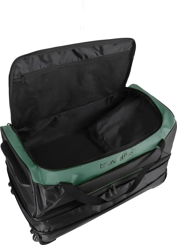 Sac de voyage trolley extensible grand volume 98L vert - 8