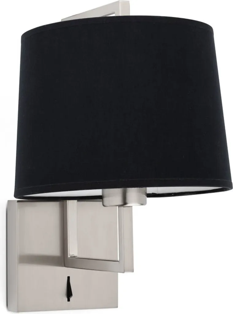 Applique de Lecture FRAME Nickel et Noir pour Chambre et Couloir