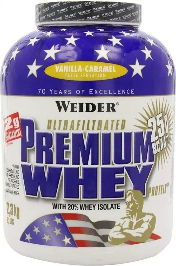 Weider Premium Whey Protein, barattolo da 2300 g, gusto: Immagine del prodotto 