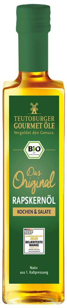 Teutoburger Ölmühle  Organic Raps Kernöl Kochen und Salate Produktbild 