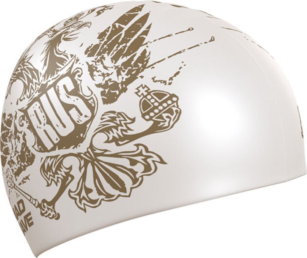 Madwave Gold Eagle Badekappe Golden Golden One Size