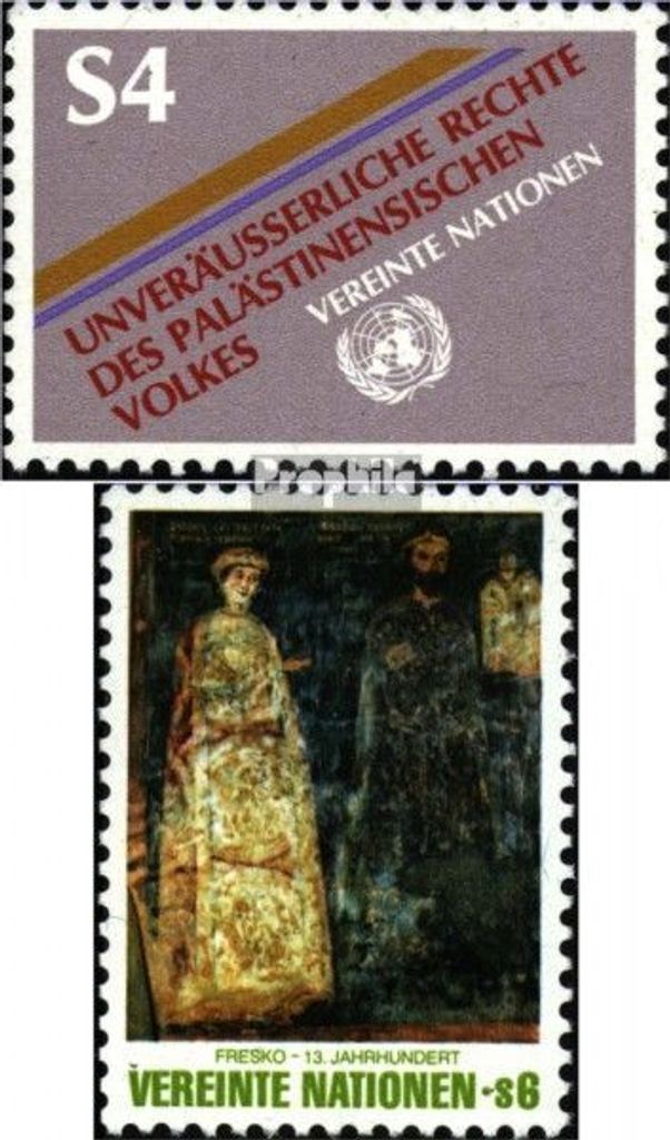 Briefmarken UNO - Wien 1981 Mi 16,19 (kompl.Ausg.) postfrisch Freimarken
