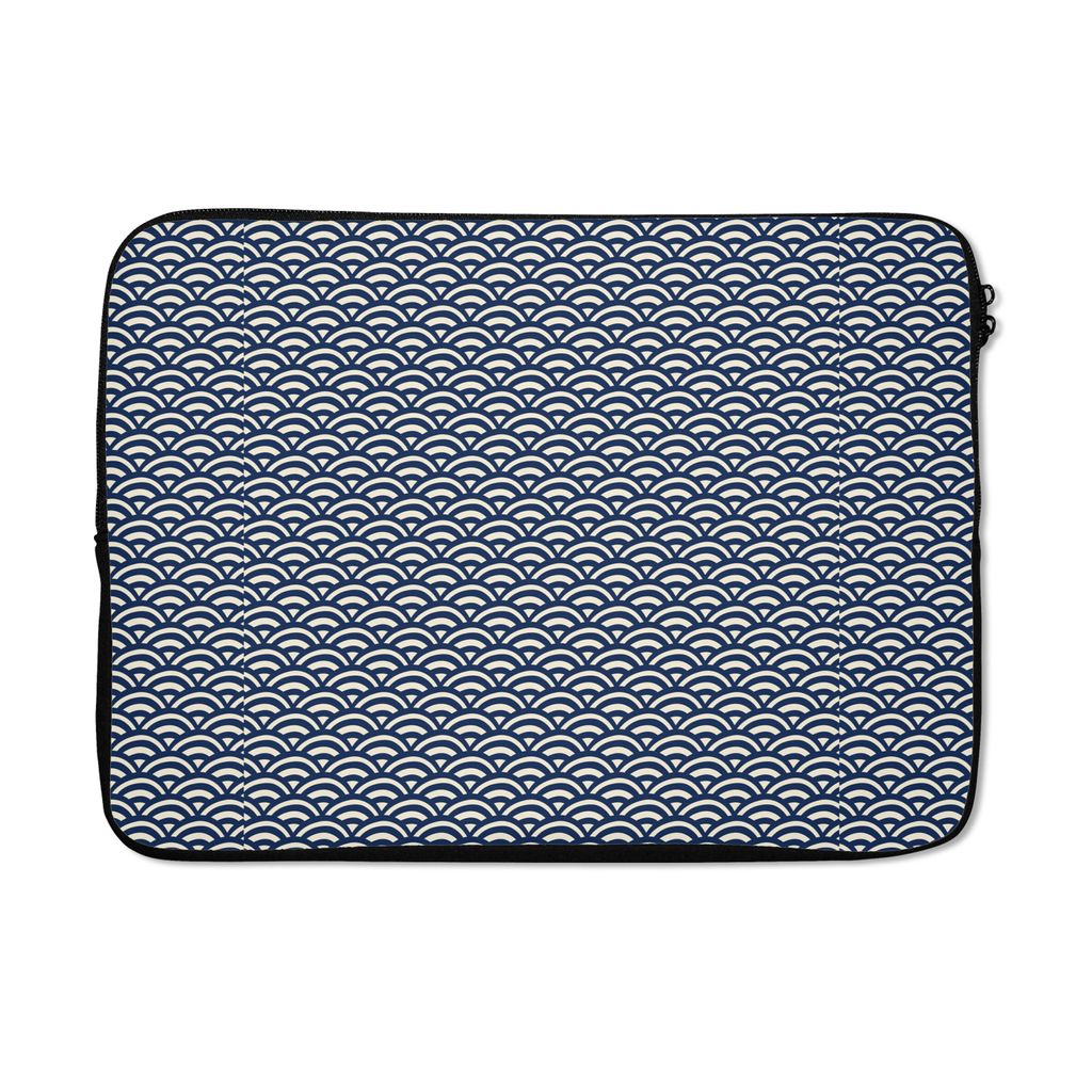 MuchoWow Laptop Hülle 13 Zoll Japan - Bogen - Muster Laptoptasche - Laptophülle - Sleeve - Rundumschutz