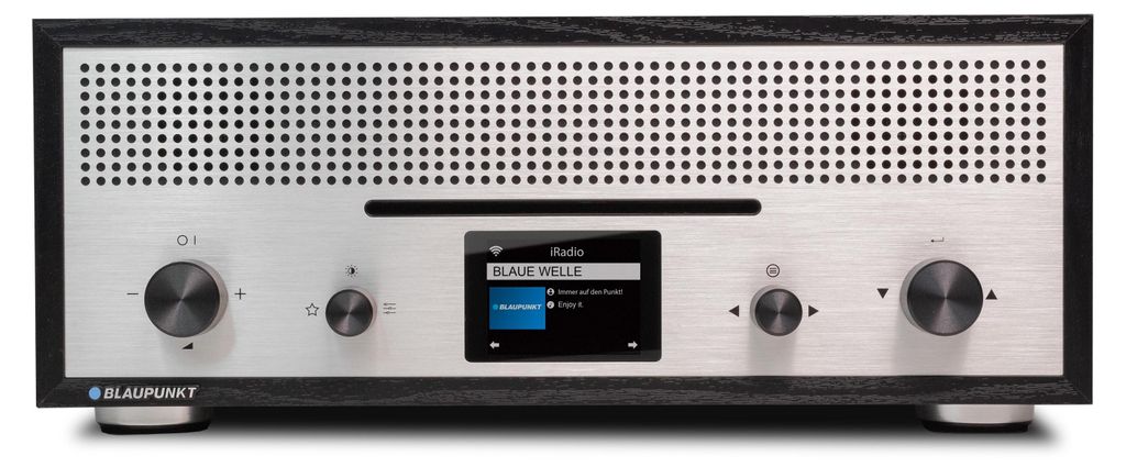Blaupunkt Nostalgieradio Milano in Schwarz, Bluetooth, CD, Radio, Holzgehäuse